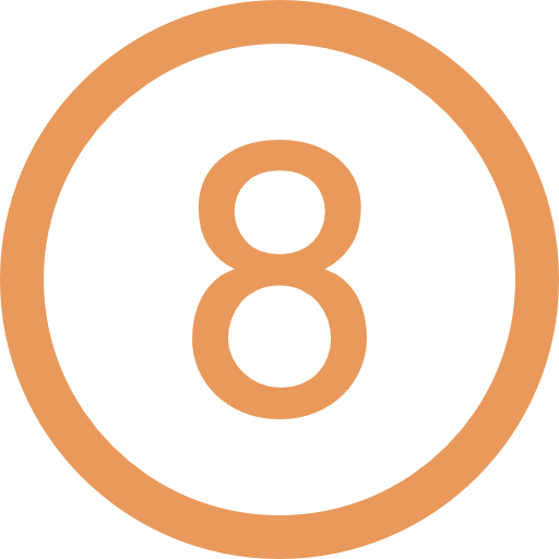 number eight in a circle