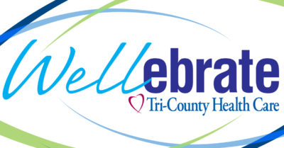 wellebrate tri county health care logo