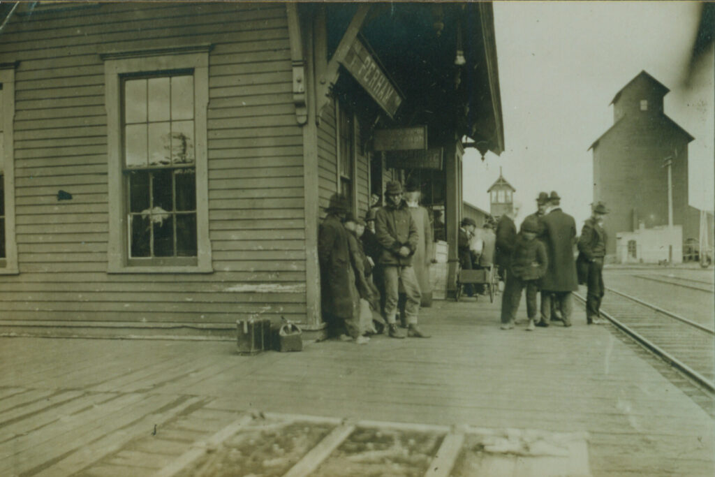 Northern Pacific Train Station, Perham [#9018 from the collections
of the Otter Tail County Historical Society]