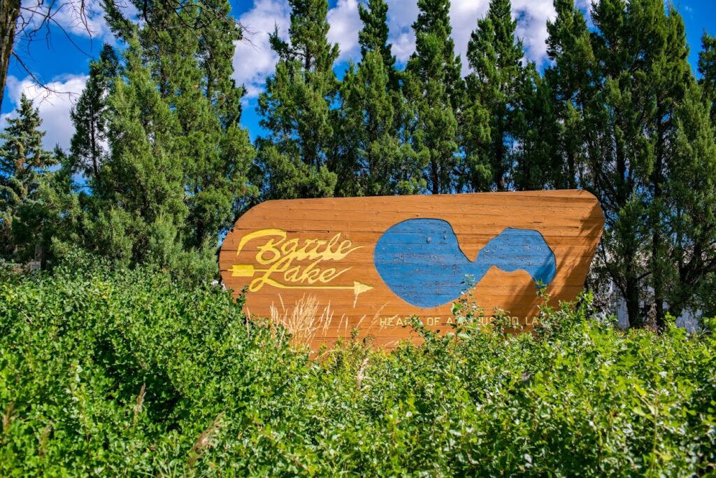 Photo of Battle Lake Welcome Sign