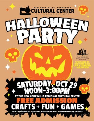 Halloween Party Poster 10 29 22