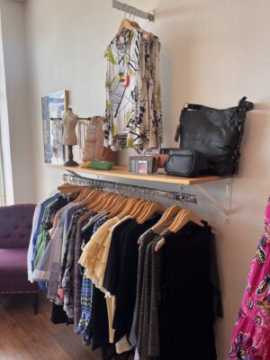 display rack at dot & minnies