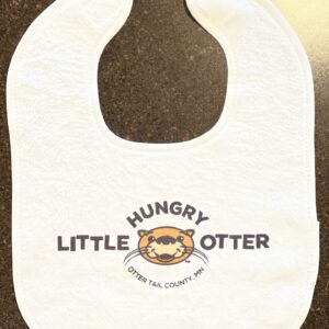 OTLCA hungry otter baby bib