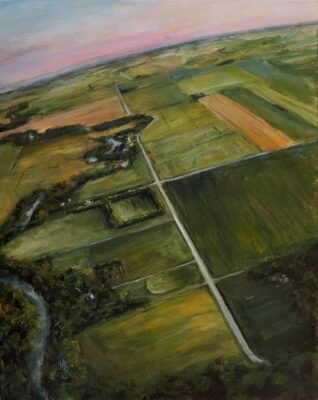 “Rural Orientation” 16x20” acrylic on canvas