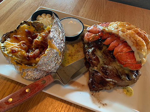 steak and lobster