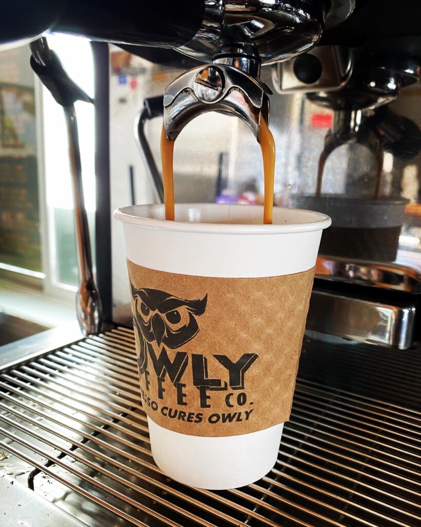 espresso at Owly Coffee Company