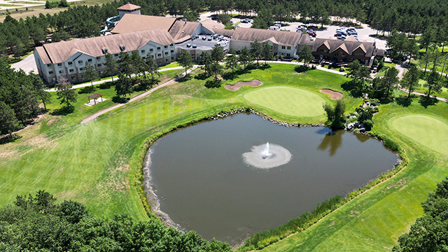 Thumper Pond Golf Course aerial view