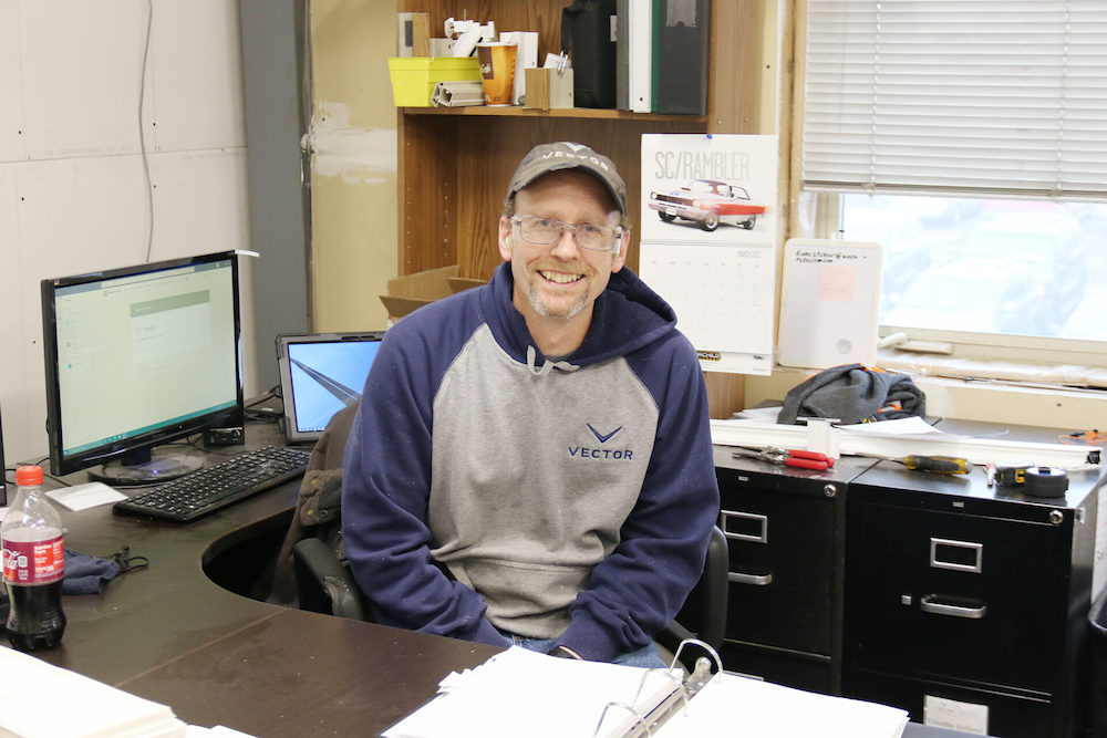 worker at desk in otter tail county