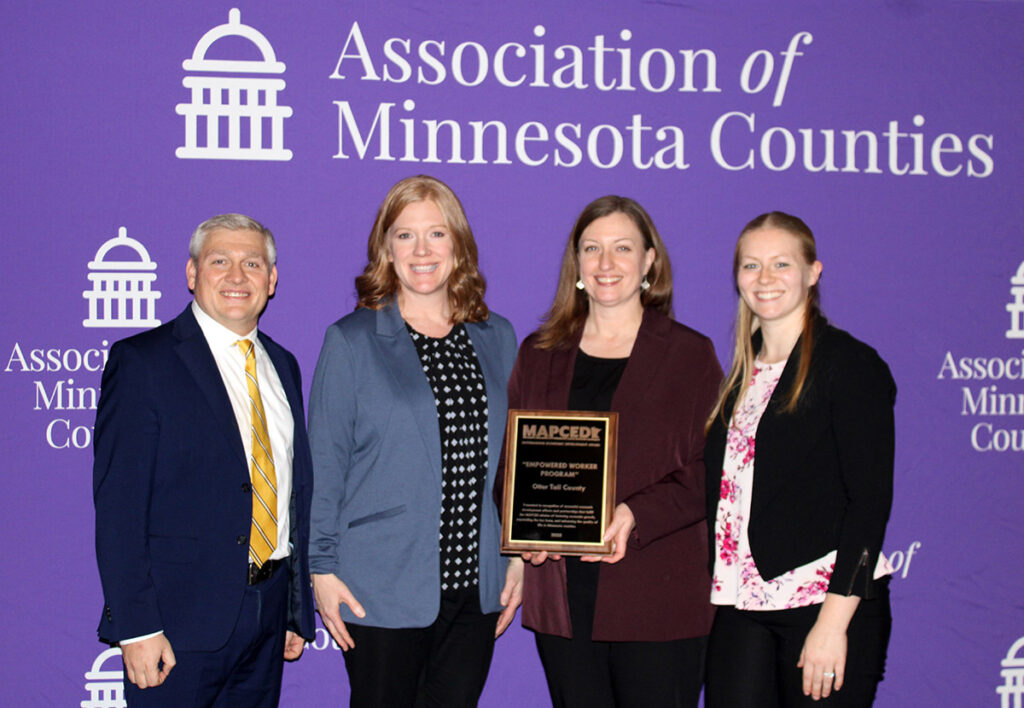 otter tail county empowered worker MAPCED award 2025